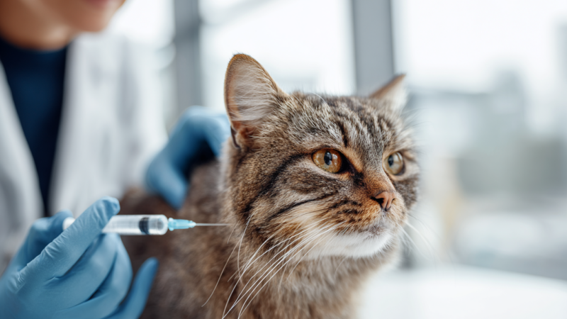 Cat vaccination