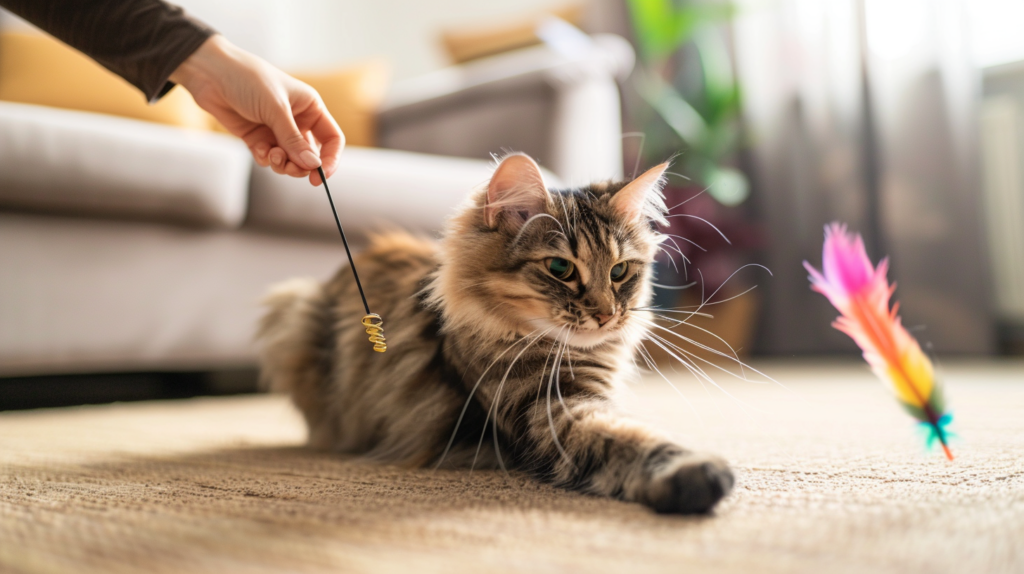 Cat playing