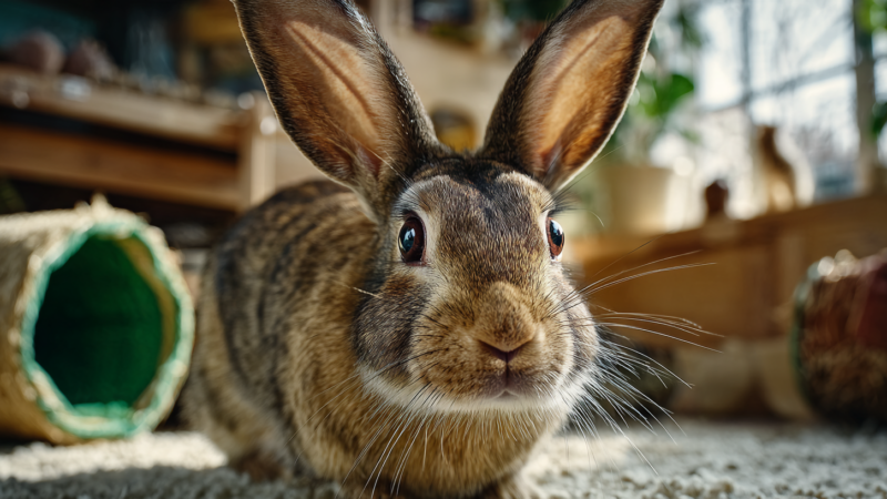 Indoor vs outdoor rabbits